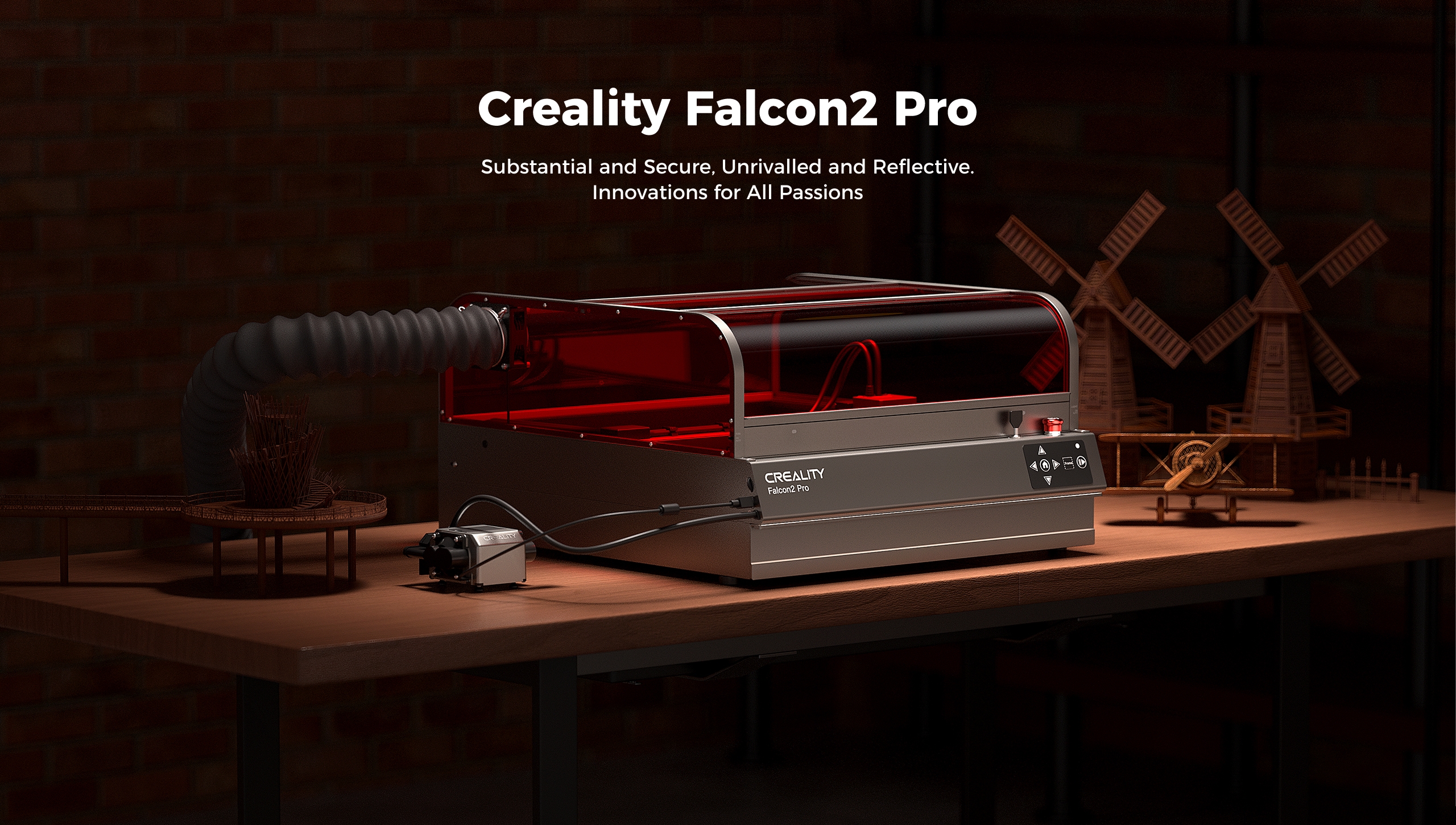 Creality CR-Falcon Pro 40W Lazer Gravür Makinesi