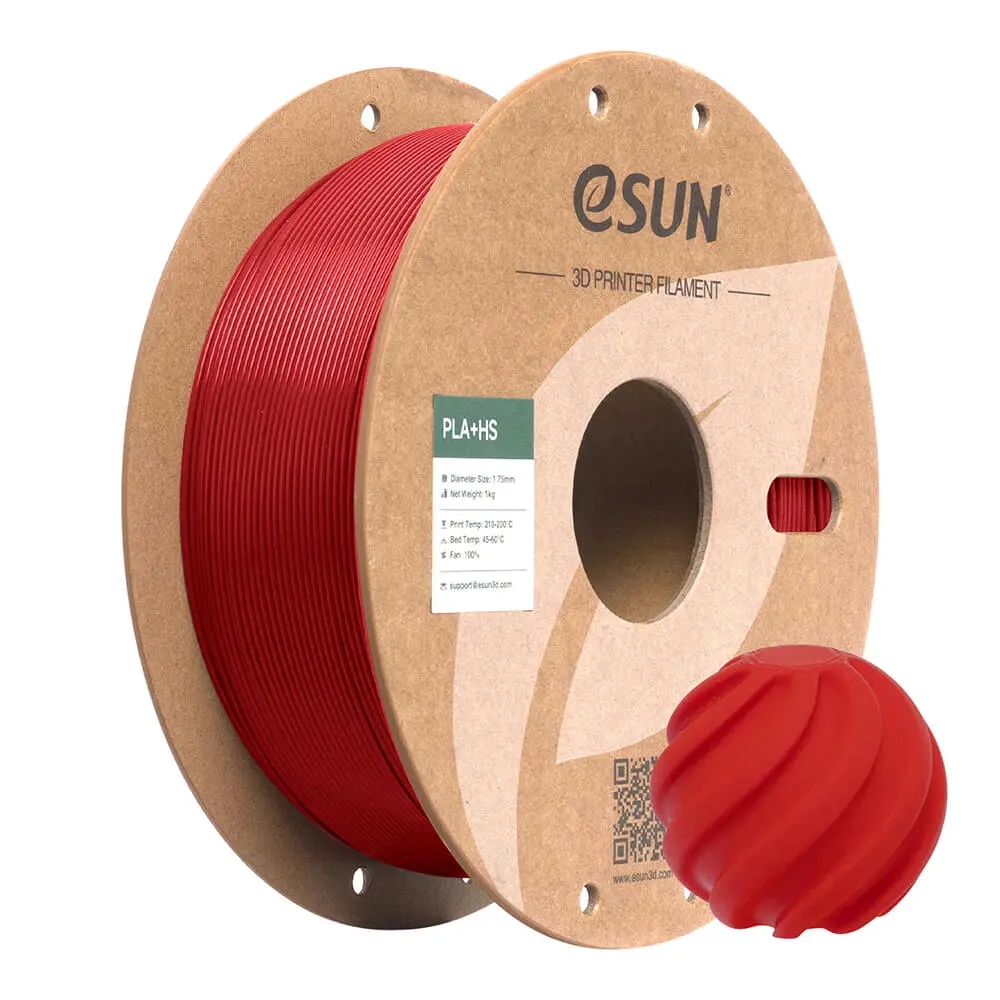 Esun PLA+HS Ateş Kırmızısı Filament