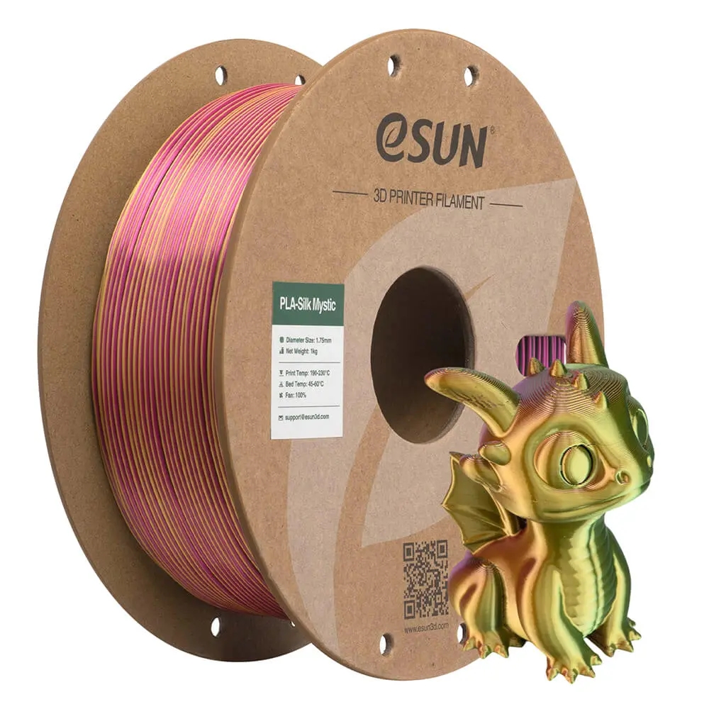 Esun PLA-Silk Mystic Altın Yeşil Pembe