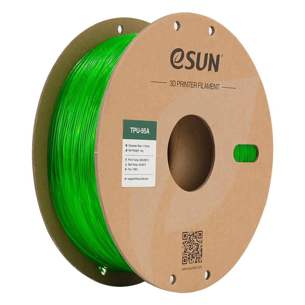 Esun TPU-95A Şeffaf Yeşil Filament