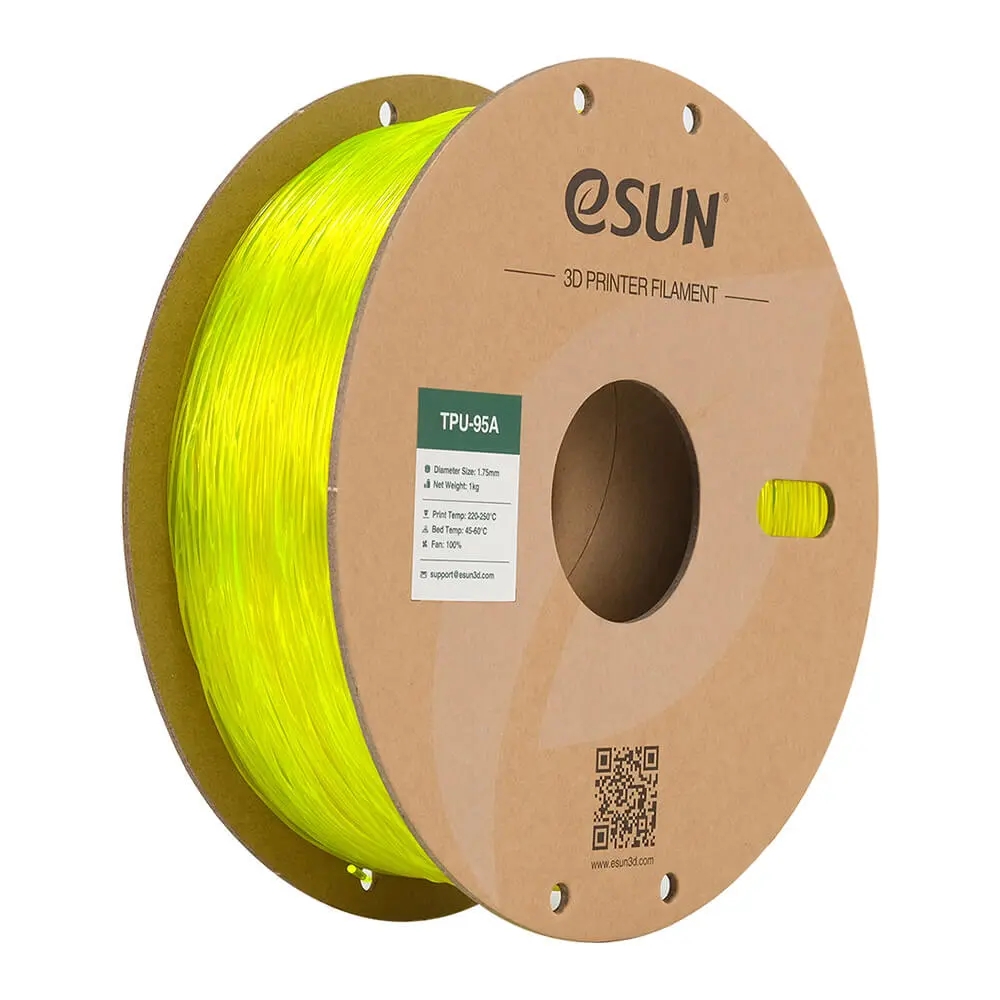 Esun TPU-95A Şeffaf Sarı Filament