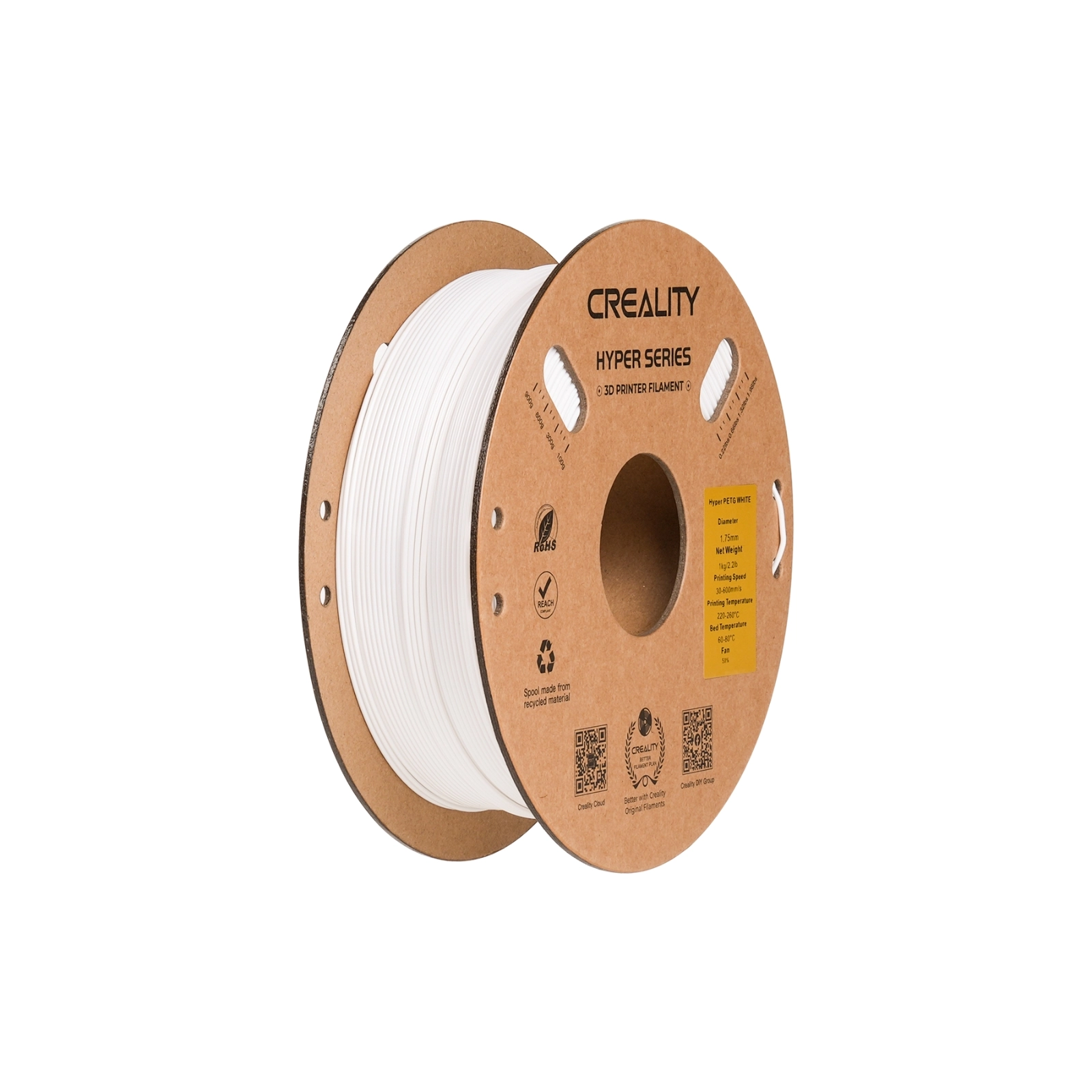 Creality Hyper PET-G Beyaz Filament