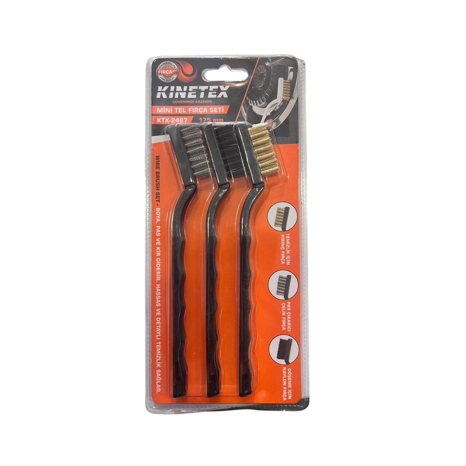 KINETEX Tel Fırça Takımı
