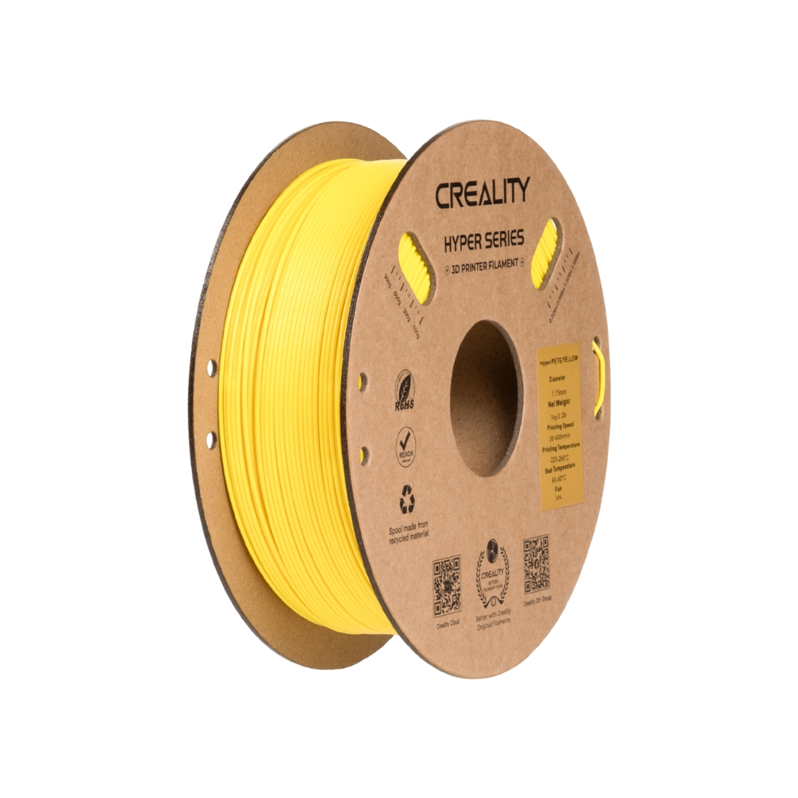 Creality Hyper PET-G Sarı Filament