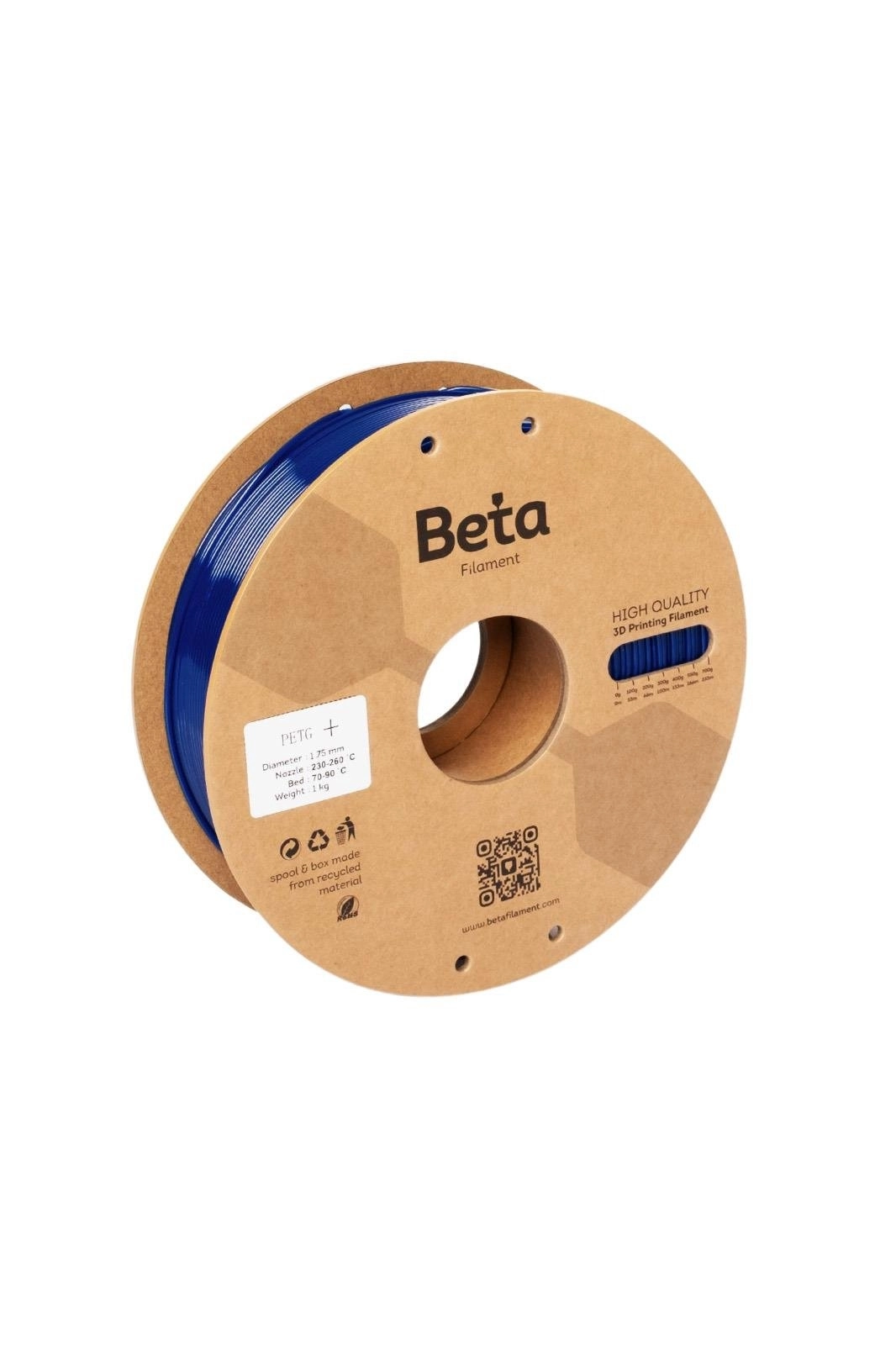 Beta PETG+ Filament Dark Blue