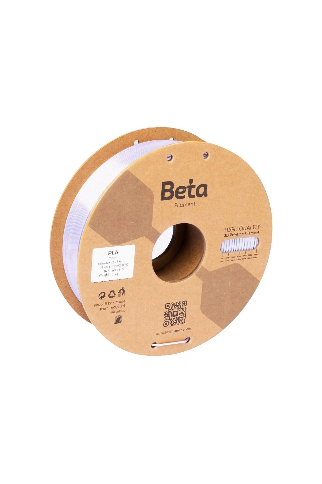 Beta PLA-Magic Silk Filament Winter