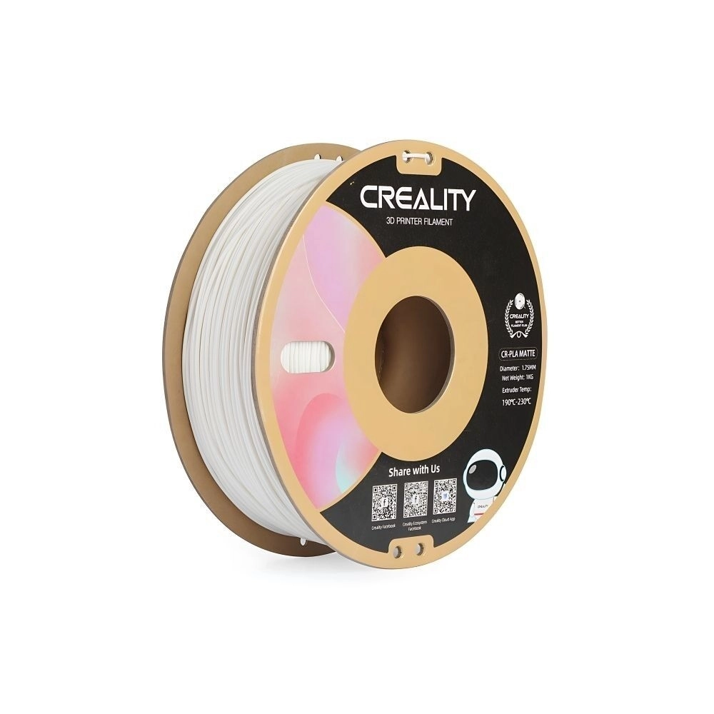 Creality CR-PLA Matte Filament Gypsum White