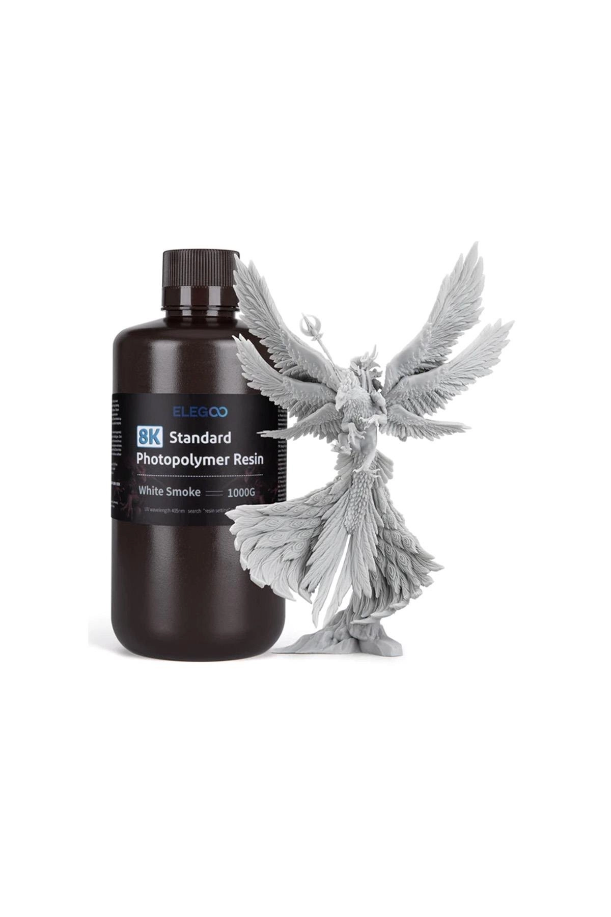 ELEGOO 8K Standart Fotopolimer Reçine White Smoke 1kg