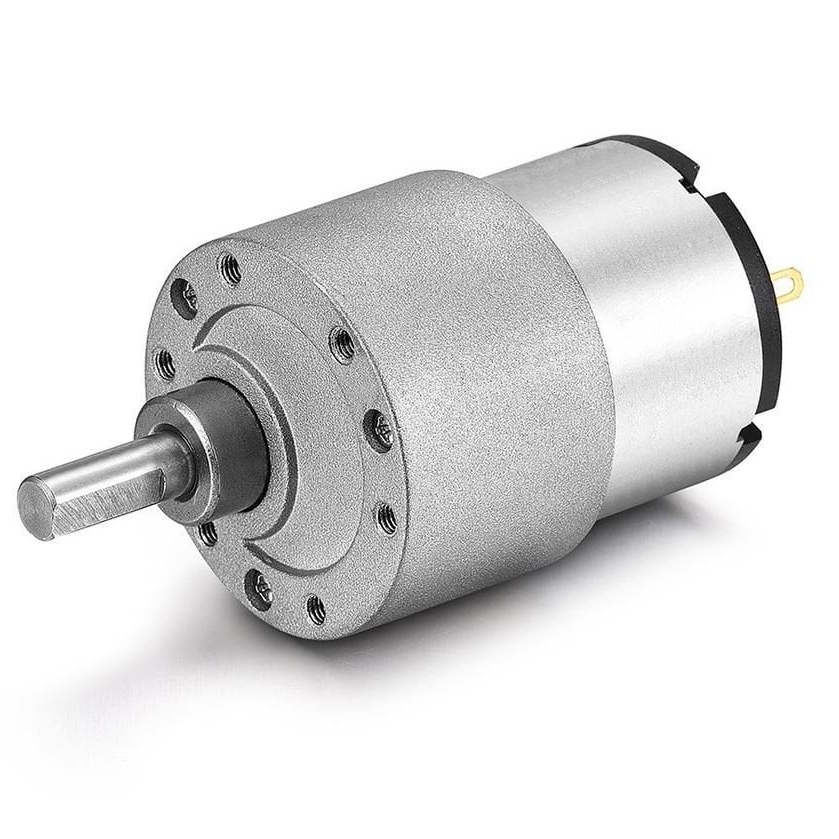 12V 2000 Rpm 37mm Redüktörlü Dc Motor