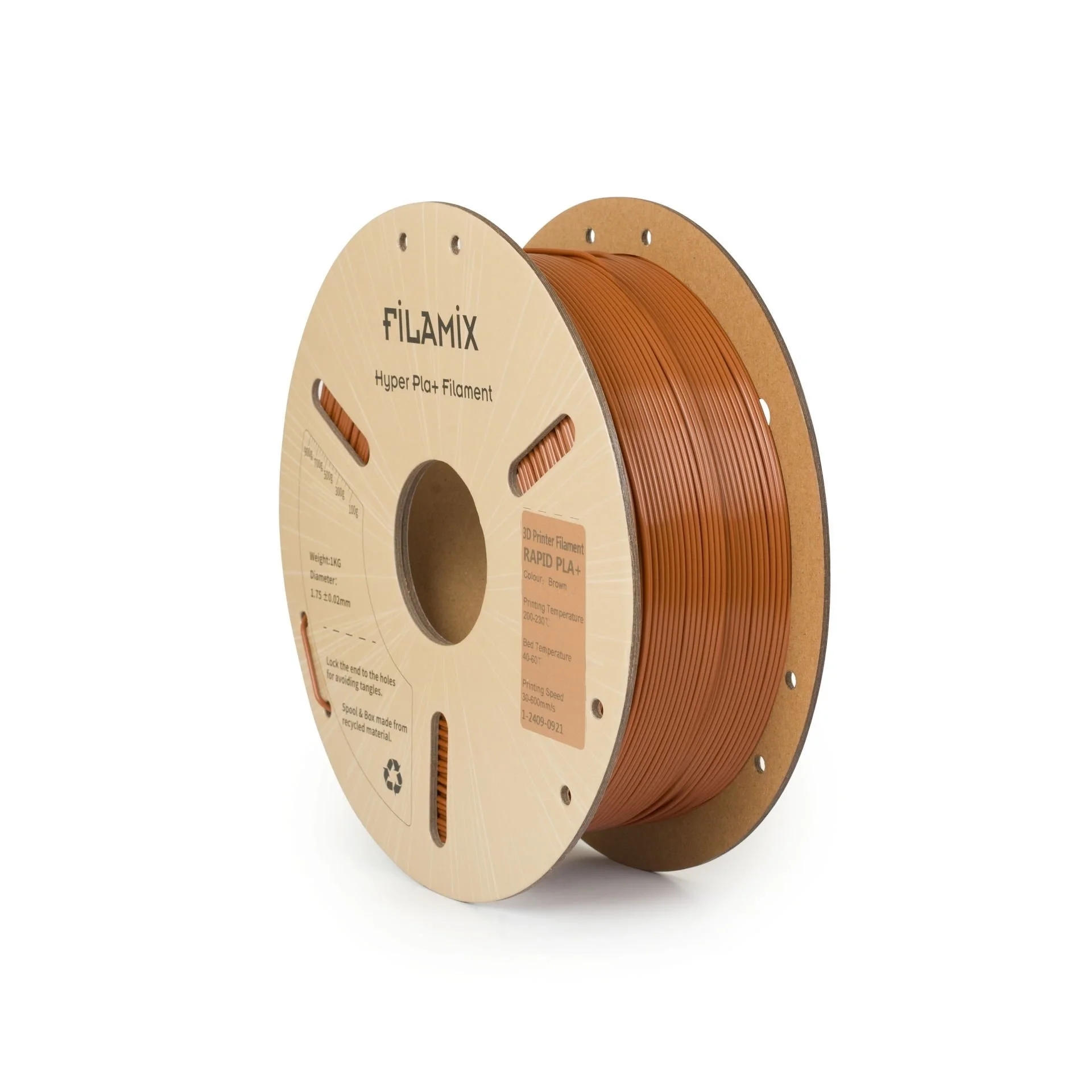 Filamix Hyper Speed PLA Filament Kahverengi