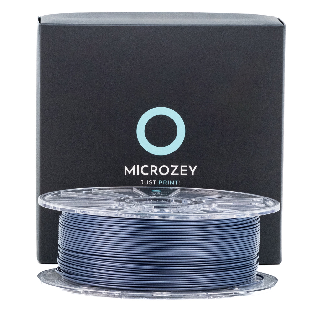 Microzey Hyper Speed PLA Gümüş Mavi Filament