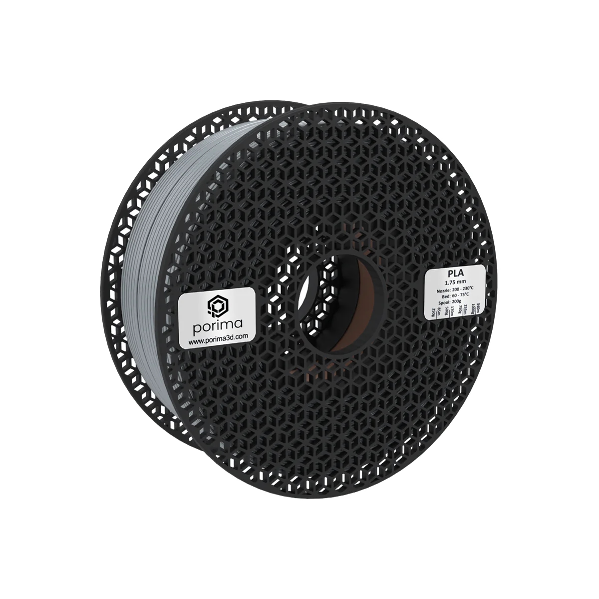 Porima PLA Filament Grey (Gri)