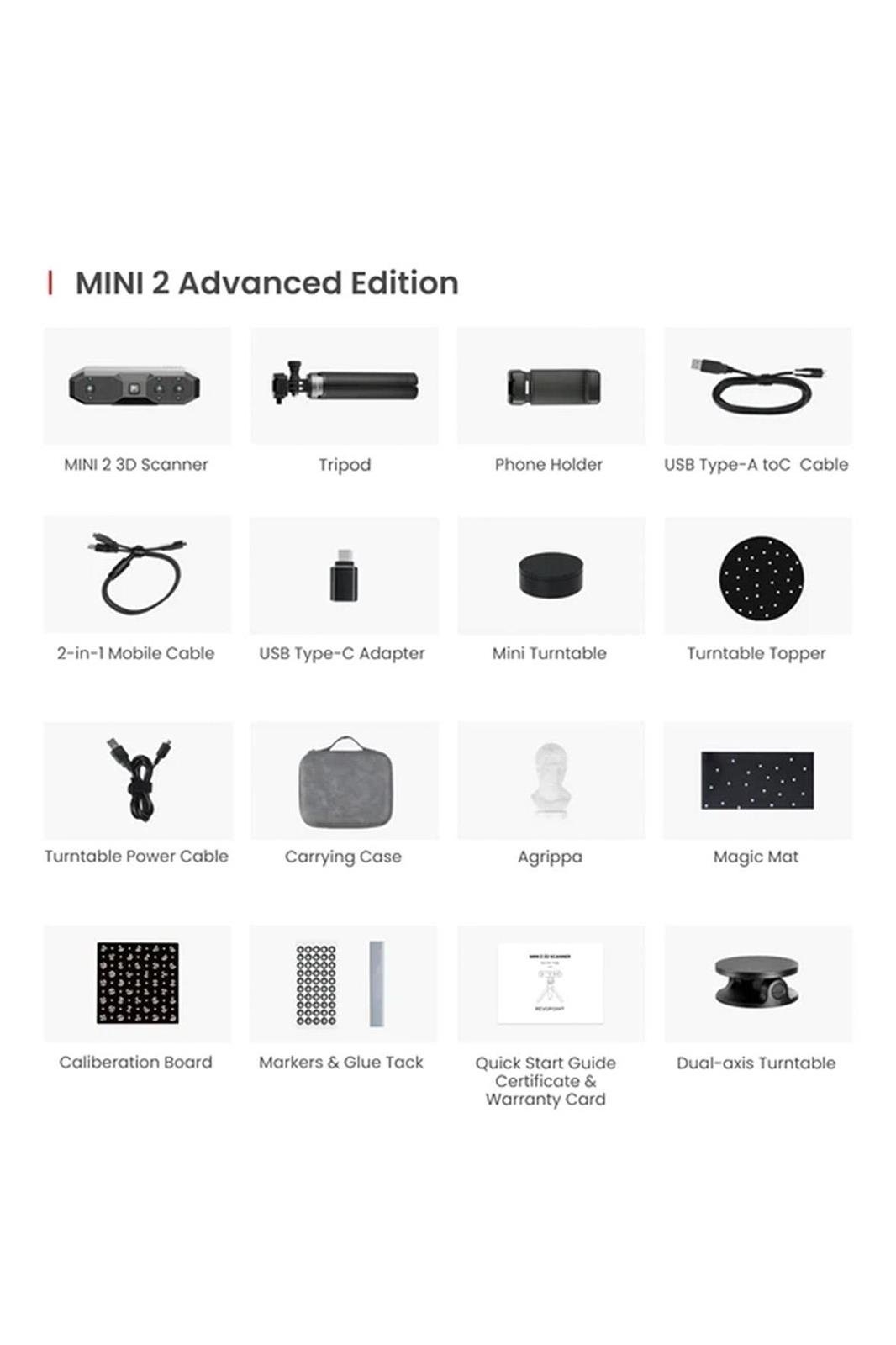 Revopoint MINI 2 Advanced Edition 3D Scanner