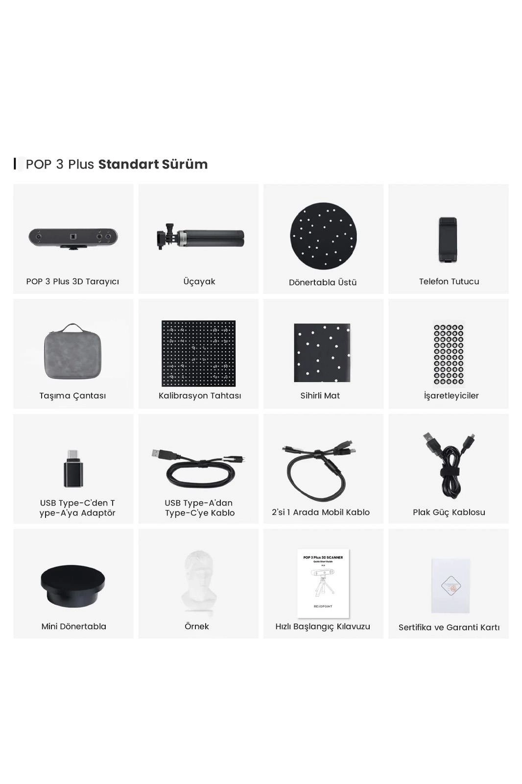 Revopoint POP 3 Plus Standart Edition 3D Scanner