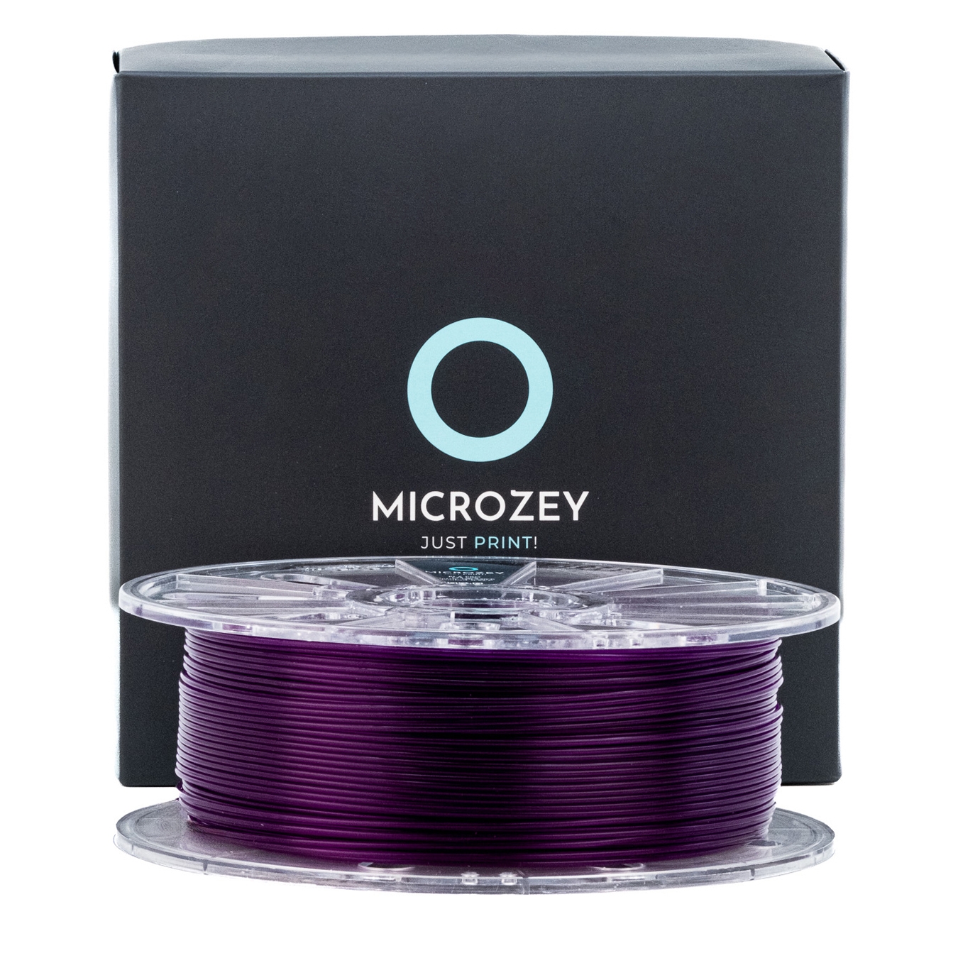 Microzey%20Hyper%20Speed%20PLA%20Şeffaf%20Mor%20Filament