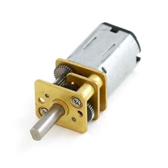 12V 12mm 1200 RPM Redüktörlü DC Motor
