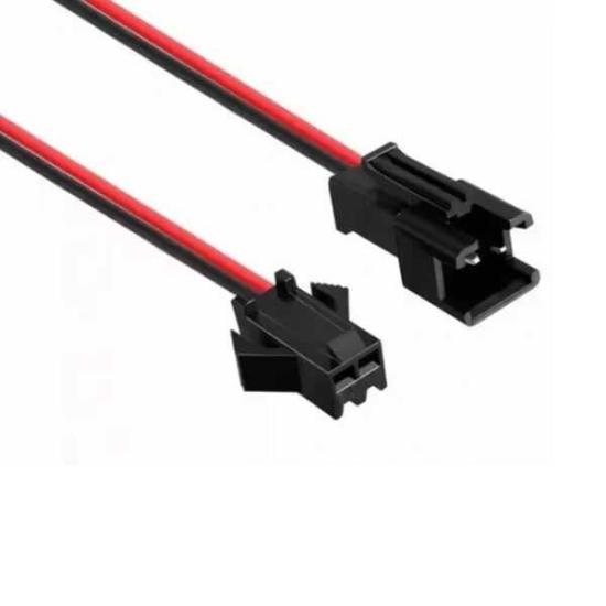 2 Pin Dişi - Erkek Kablolu Konnektör Seti