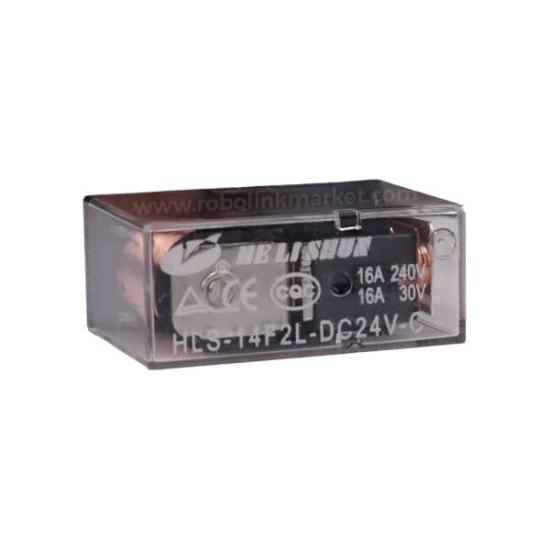 24V 16A Tek Kontak Röle HLS-14F2L-DC24V-C