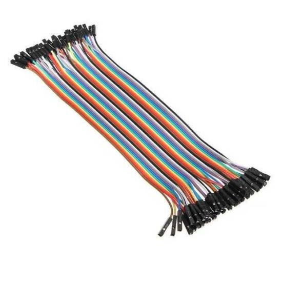 40 Pin Ayrılabilen Dişi-Dişi Jumper Kablo - 30cm