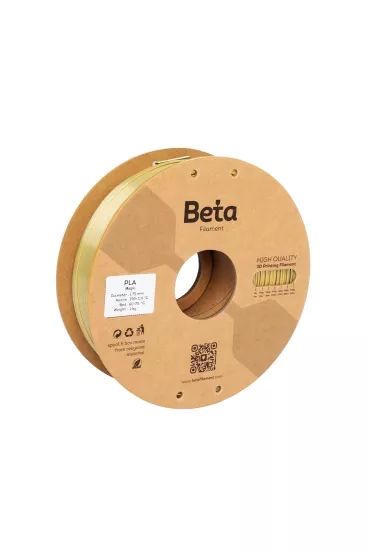 Beta PLA-Magic Silk Filament Black-Yellow