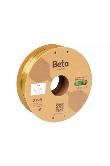 Beta PLA-Mystic Silk Filament Gold Green Fuchsia