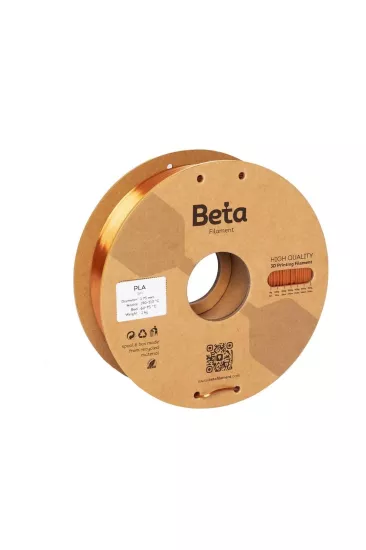 Beta PLA-Silk Filament Copper
