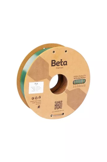 Beta PLA-Silk Filament Rainbow