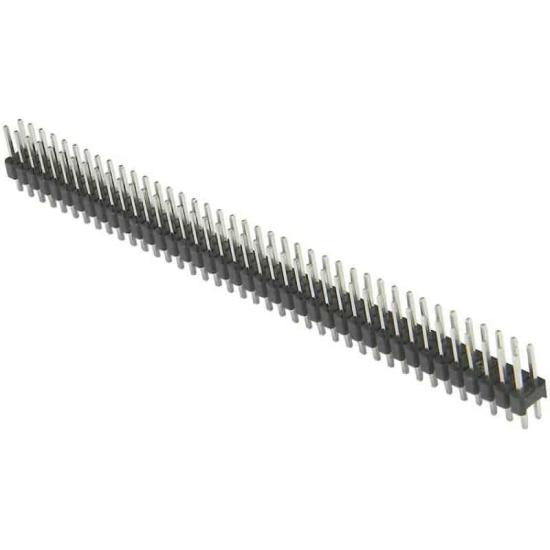 2×40 Pin Erkek Header 180 Derece
