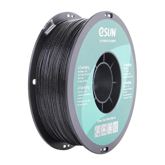 Esun eTwinkling Siyah Filament  1KG