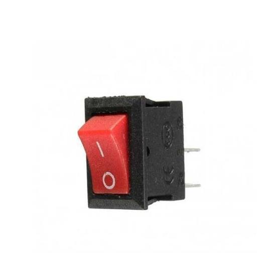 2-Pin Işıksız Kırmızı Buton