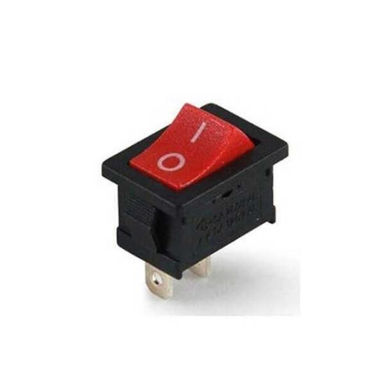 2-Pin Işıksız Kırmızı Buton