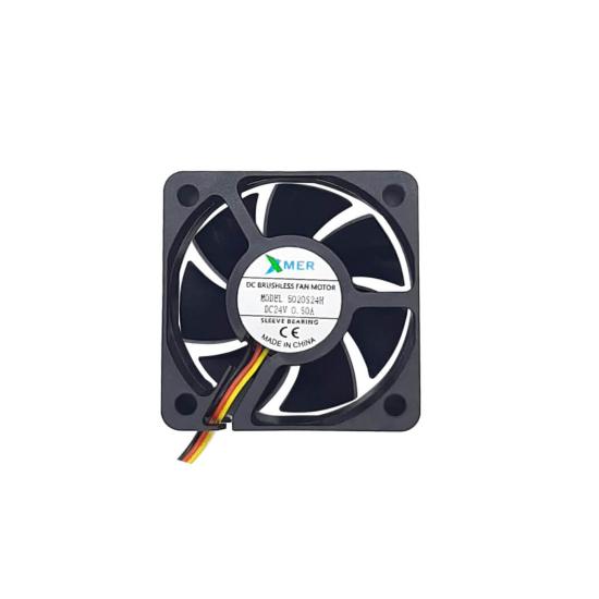 24V 3 Kablolu Fan - 50x50x20mm