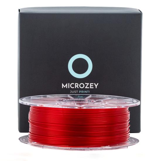 Microzey Hyper Speed PLA Şeffaf Kırmızı